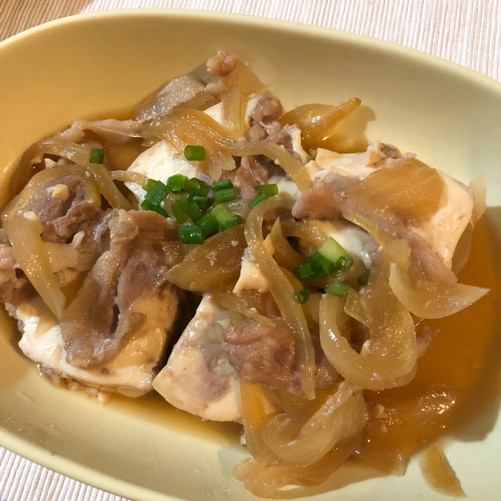 すき焼き風!シンプルで簡単肉豆腐